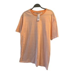 Pac Sun Coral Color Women's Striped Shirt - NWT, Size L, Lightweight